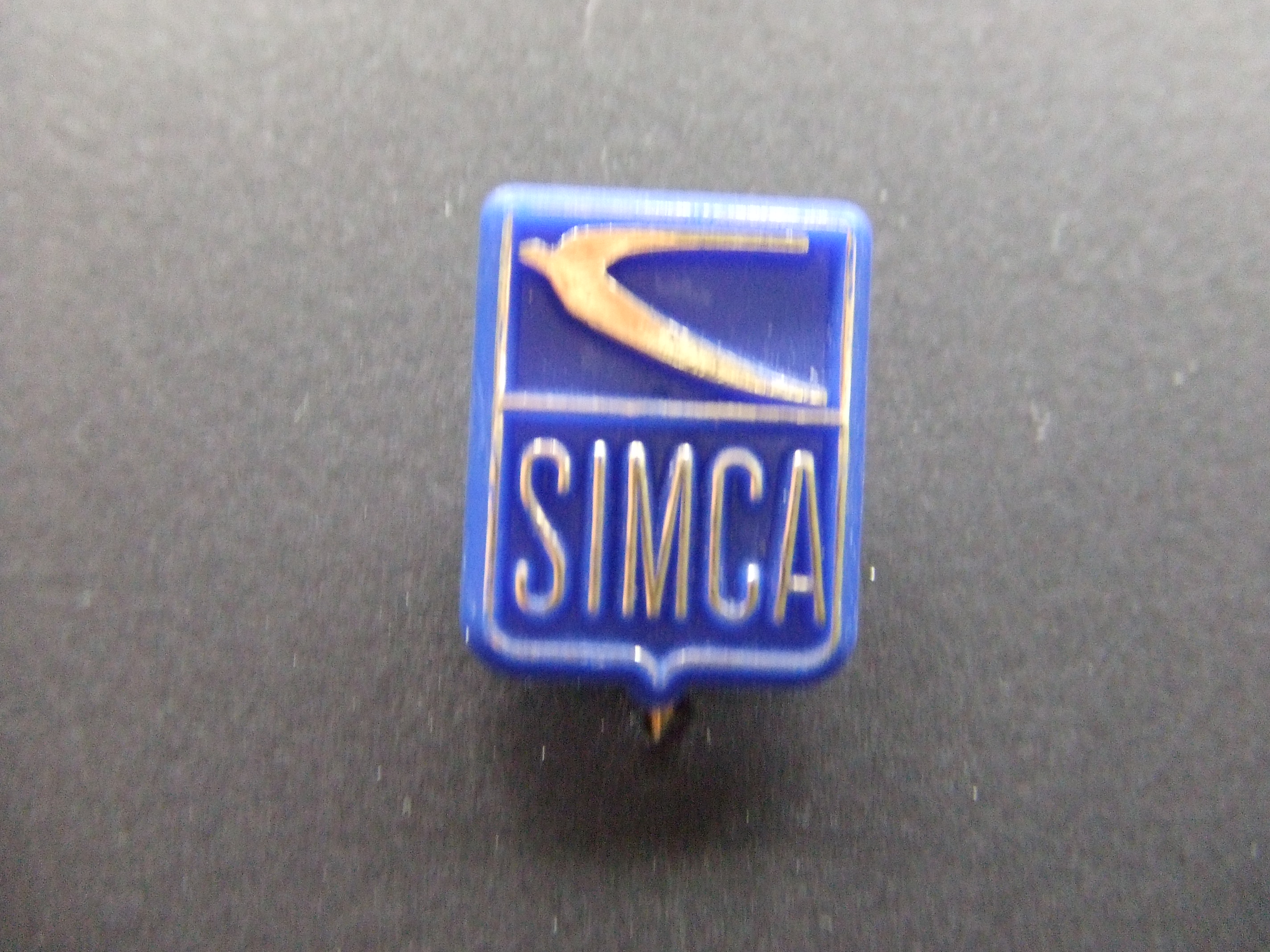 Simca groot logo blauw